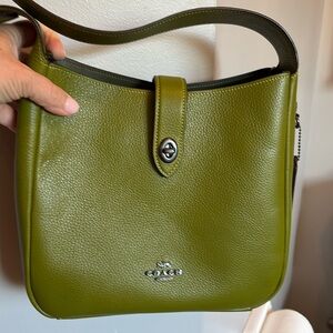 Coach Hadley Convertible Crossbody Bag CW002 Gunmetal/Bright Olive NWOT